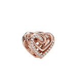 Valentine?s High 100% 925 Jewelry Set DIY Gift for Couples