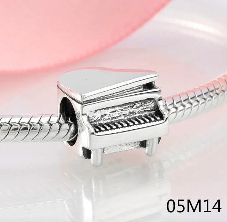 925 Silver Love Beads for Women Bracelet