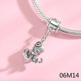 925 Silver Love Beads for Charm Bracelet