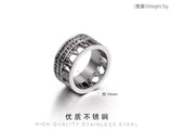 Vintage Roman Numerals Women Rings Stainless Steel Jewelry Gift