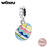 925 Silver Colorful Eastern Pendant for DIY Jewelry