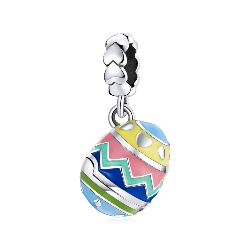 925 Silver Colorful Eastern Pendant for DIY Jewelry