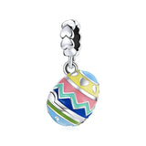 925 Silver Colorful Eastern Pendant for DIY Jewelry