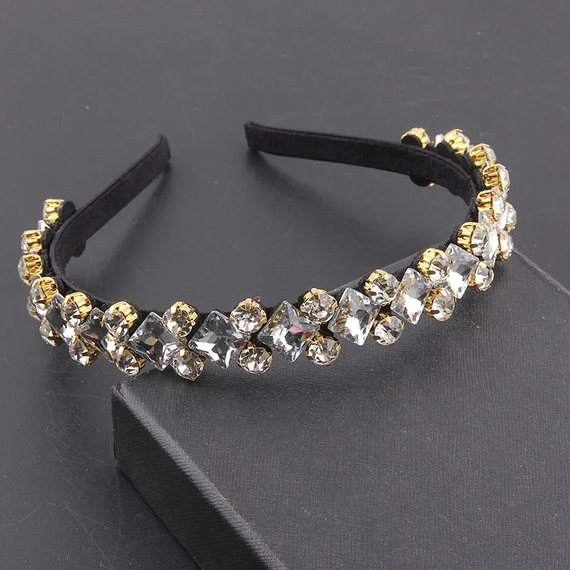 Vintage Sun Pearl Flower Bridal Tiara Headband