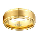 Tungsten Steel Wedding Rings for Couple