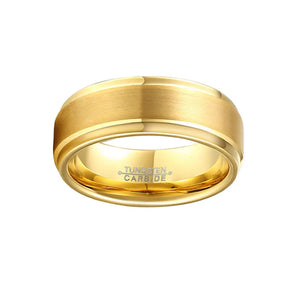 Tungsten Steel Wedding Rings for Couple