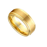 Tungsten Steel Wedding Rings for Couple
