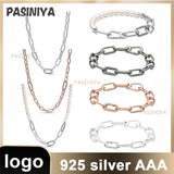 925 Silver Hat Logo Pearl Bracelet Beads