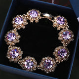 Rhinestone Chains Bracelet for Women - Wedding Anniversary Crystal Gift