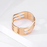 Hollow Wave Shape Cuff Bracelet for Women Jewelry