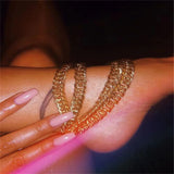 Aluminum Multi-Layer Anklet Chain Beach Sandal Jewelry