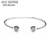 925 Sterling Silver Snake Chain Charm Bracelet for Women DIY Jewelry