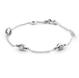 925 Sterling Silver Snake Chain Charm for Women DIY Jewelry