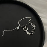 Baroque Pearl 925 Silver Line Bracelet Women's High-End Jewelry