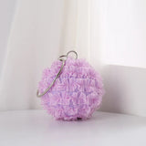Bridesmaid Flower Ball Makeup Bag Romantic Girl Dinner Bag