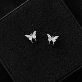 European/American Butterfly Earrings, Elegant Design