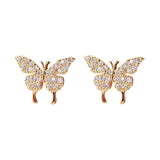 European/American Butterfly Earrings, Elegant Design
