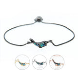Micro Inlaid Shellfish Zircon Dolphin Pendant Bracelet