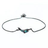 Micro Inlaid Shellfish Zircon Dolphin Pendant Bracelet