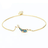 Micro Inlaid Shellfish Zircon Dolphin Pendant Bracelet