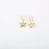 Inlaid Temperament Long Earrings