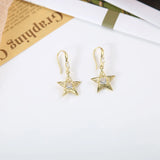 Inlaid Temperament Long Earrings