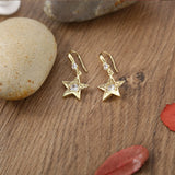 Inlaid Temperament Long Earrings