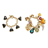 Heart Shaped Crystal Bracelet Vintage Bangle Bohemian Jewelry for Women