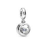 OWL Key Angel Pendant for DIY Silver 925 Bracelet