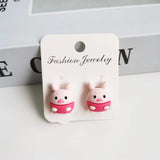 Kids' Clip-On Earrings - Cute Cartoon Animal Designs - No Piercing Needed