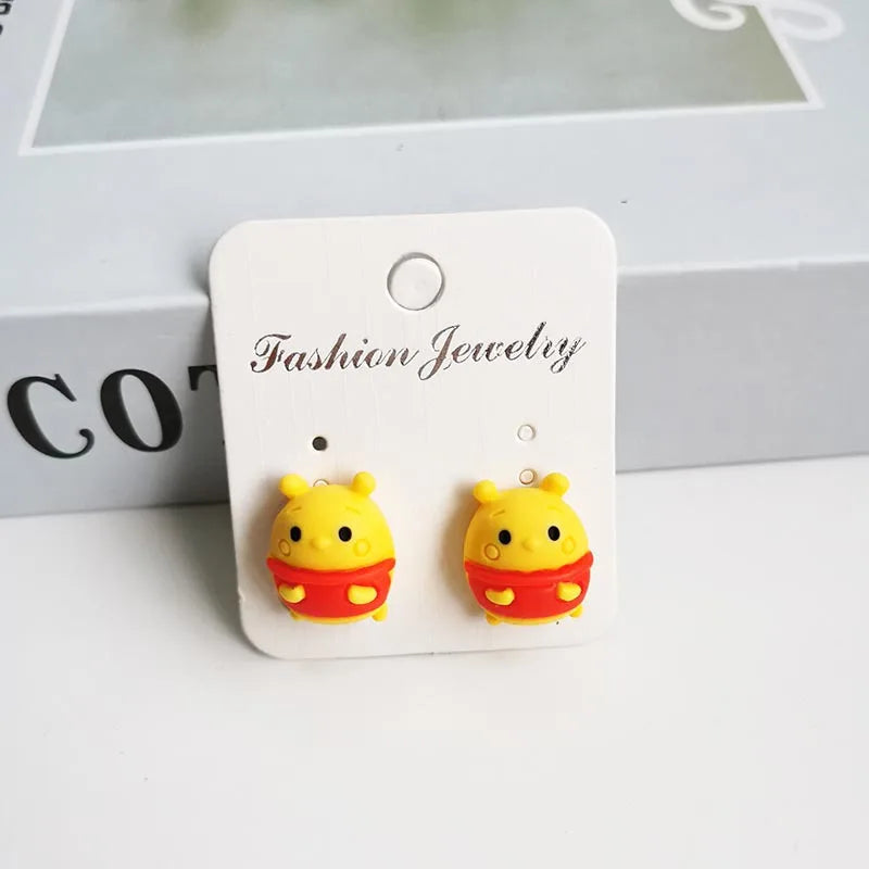 Kids' Clip-On Earrings - Cute Cartoon Animal Designs - No Piercing Needed