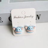Kids' Clip-On Earrings - Cute Cartoon Animal Designs - No Piercing Needed