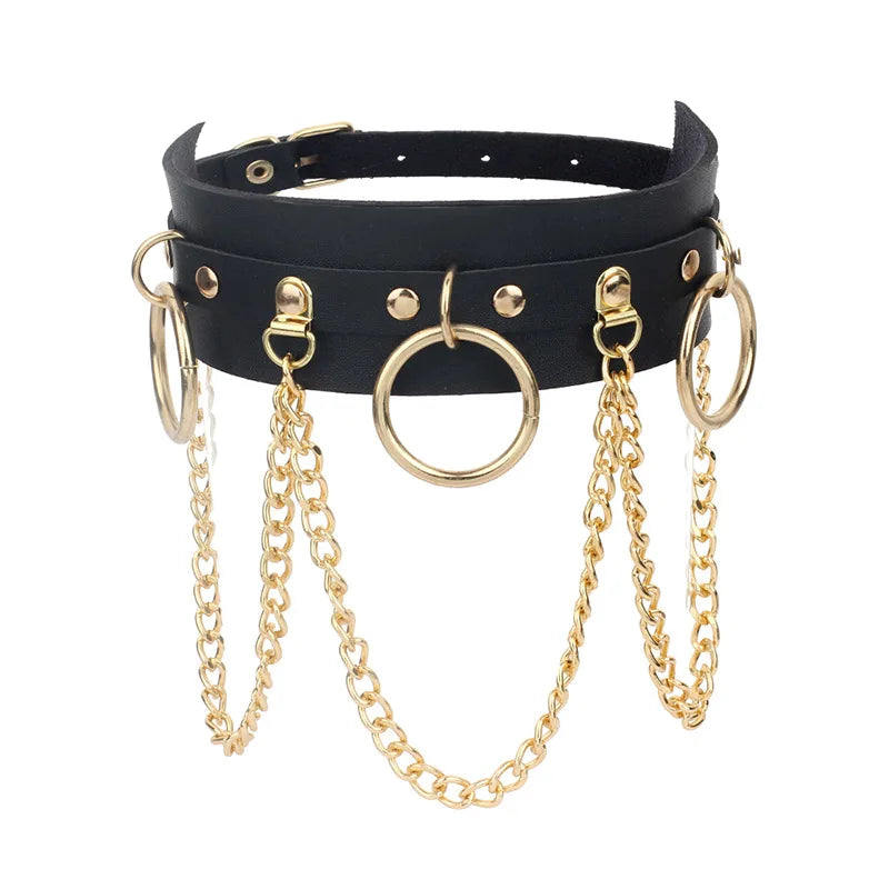 Egirl Punk Goth Hip Hop Rock Chunky Chain Necklace for Women
