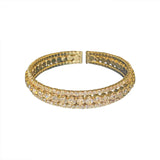 Exaggerated Diamond Open Bracelet European American Flash