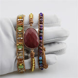 Punk Style Wrap Bracelet for Men and Women