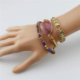 Punk Style Wrap Bracelet for Men and Women