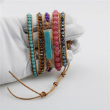 Punk Style Wrap Bracelet for Men and Women