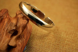 Bright Face Open S925 Silver Bracelet for Couple