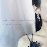 S925 Pure Silver Earrings, High-End Women's Jewelry