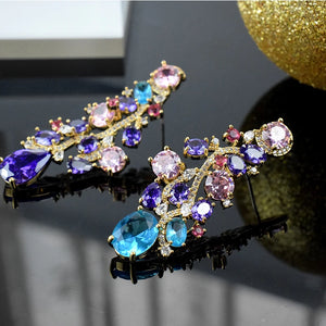 S925 Pure Silver Earrings, High-End Women's Jewelry