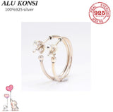 S925 Silver Pan Keychain Amulet for Women
