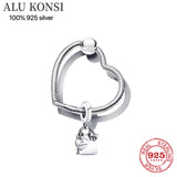 S925 Silver Pan Keychain Amulet Key Carry Earring for Women