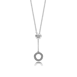 Sterling Silver Snake Bone Chain Love Diamond Jewelry