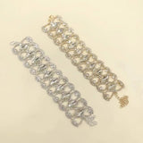 Sparkling Zircon Bracelet for Bride Wedding Accessory