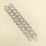 Sparkling Zircon Bracelet for Bride Wedding Accessory