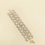 Sparkling Zircon Bracelet for Bride Wedding Accessory