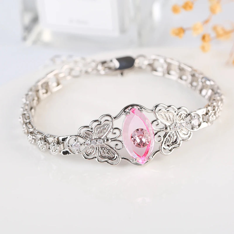 Silver Electroplating Micro Inlaid Demon Eyes Jewelry Wholesale