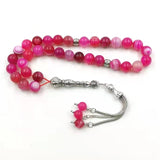 Muslim Tasbih Agate Stone 33 66 99 Beads March 8 Prayer Beads