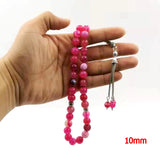 Muslim Tasbih Agate Stone 33 66 99 Beads March 8 Prayer Beads