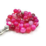 Muslim Tasbih Agate Stone 33 66 99 Beads March 8 Prayer Beads
